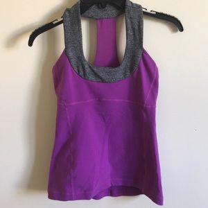 Buy2 get1 feee.Lululemon tank top with bra insert